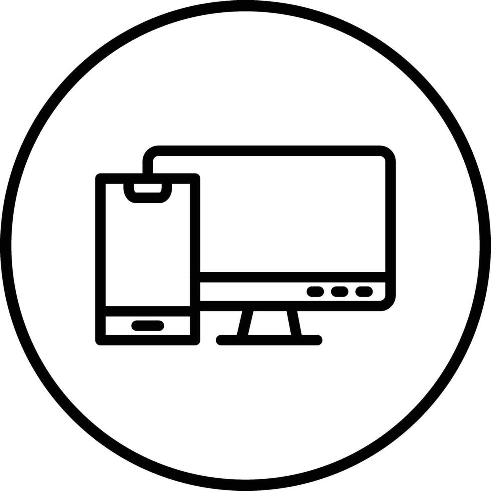 Responsive Icon Design Illustration vector