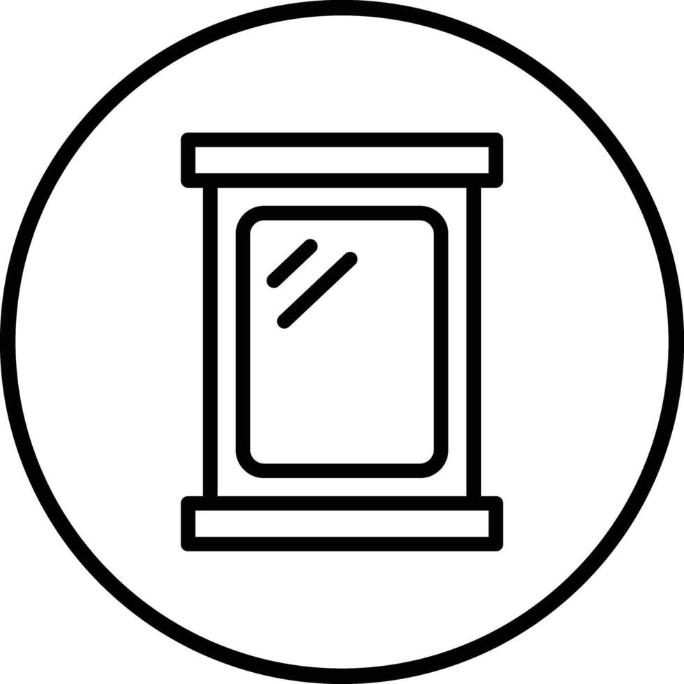 Mirror Icon Design Illustration vector