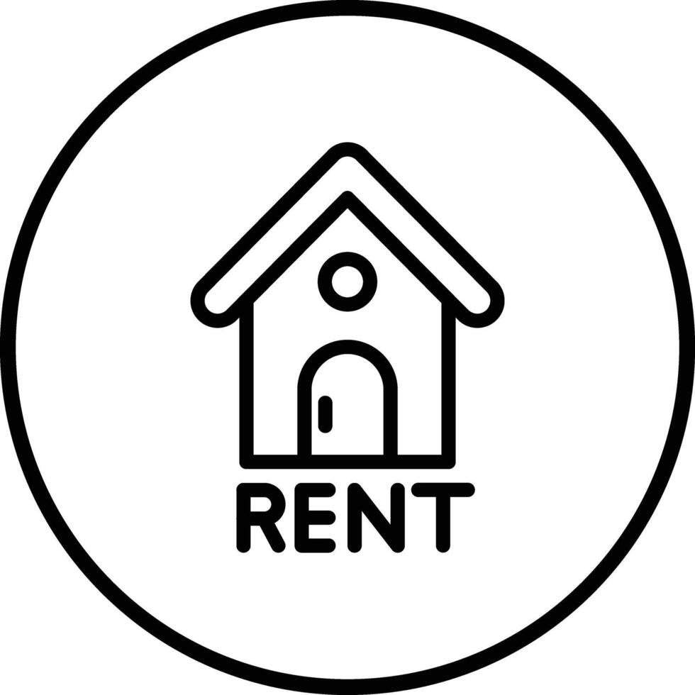 Rent Icon Design Illustration vector