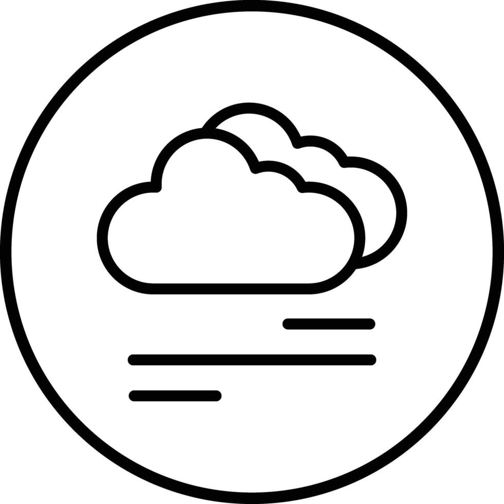 Foggy Icon Design Illustration vector