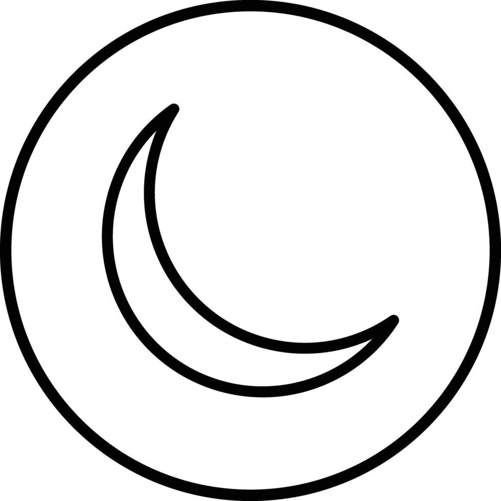Moon Icon Design Illustration vector