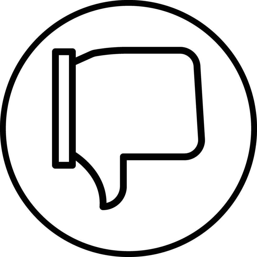 Dislike Icon Design Illustration vector