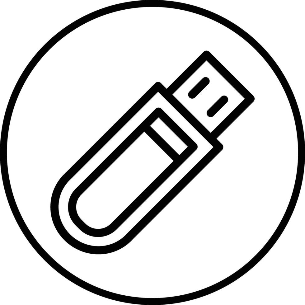 USB Icon Design Illustration vector