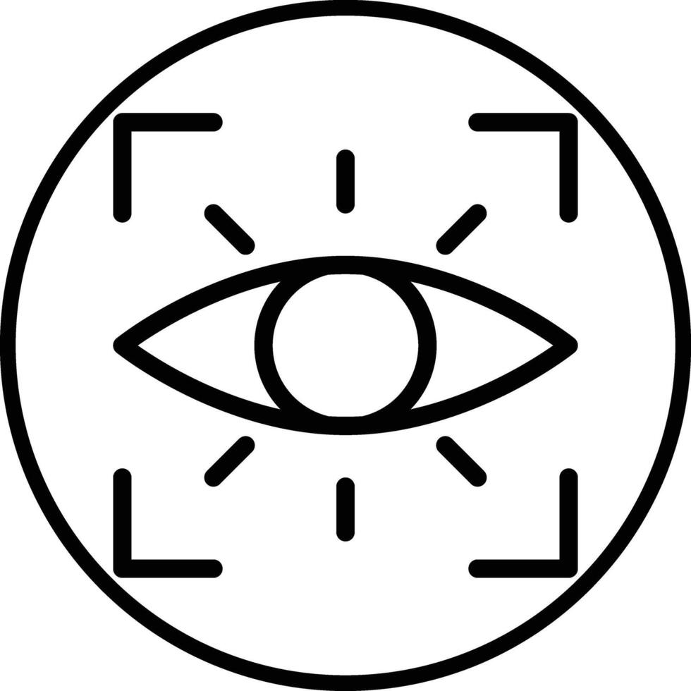 Eye Icon Design Illustration vector