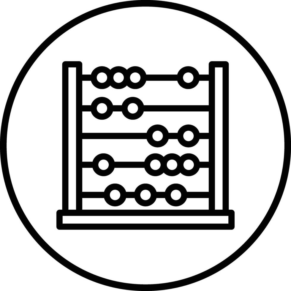 Abacus Icon Design Illustration vector