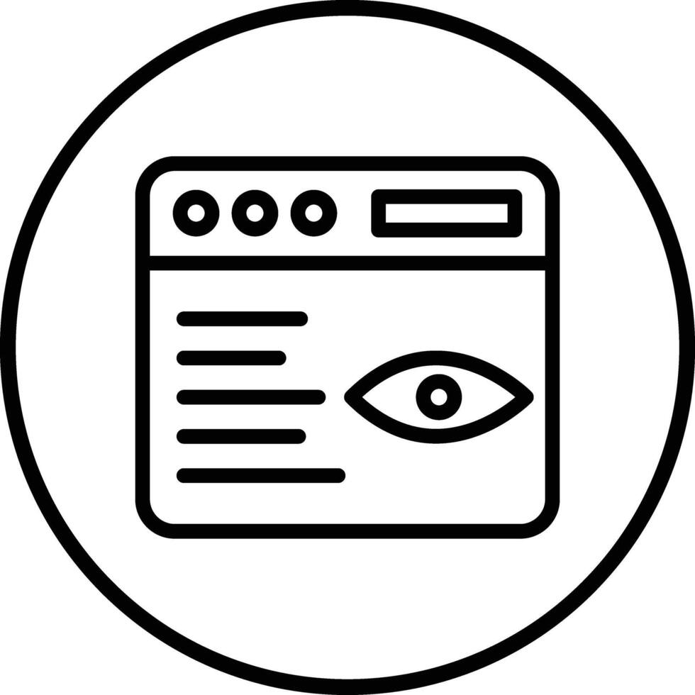 Impression Icon Design Illustration vector