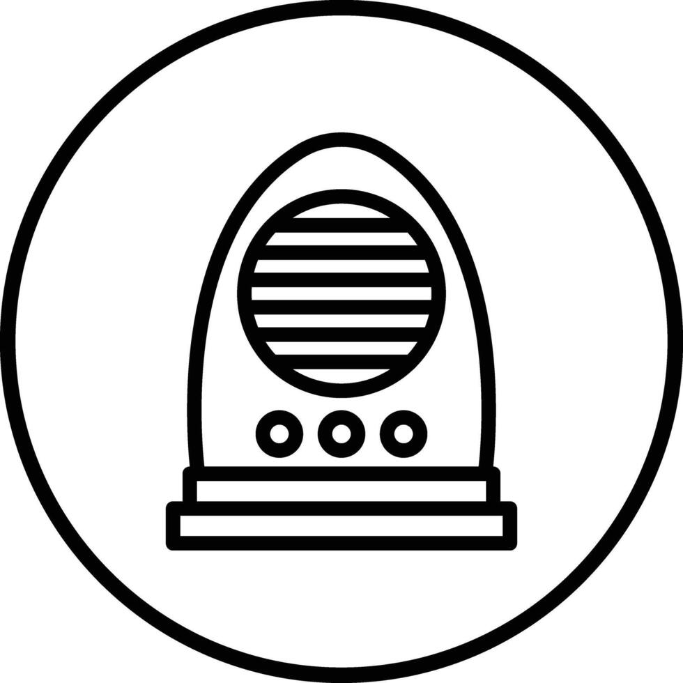 Heater Icon Design Illustration vector