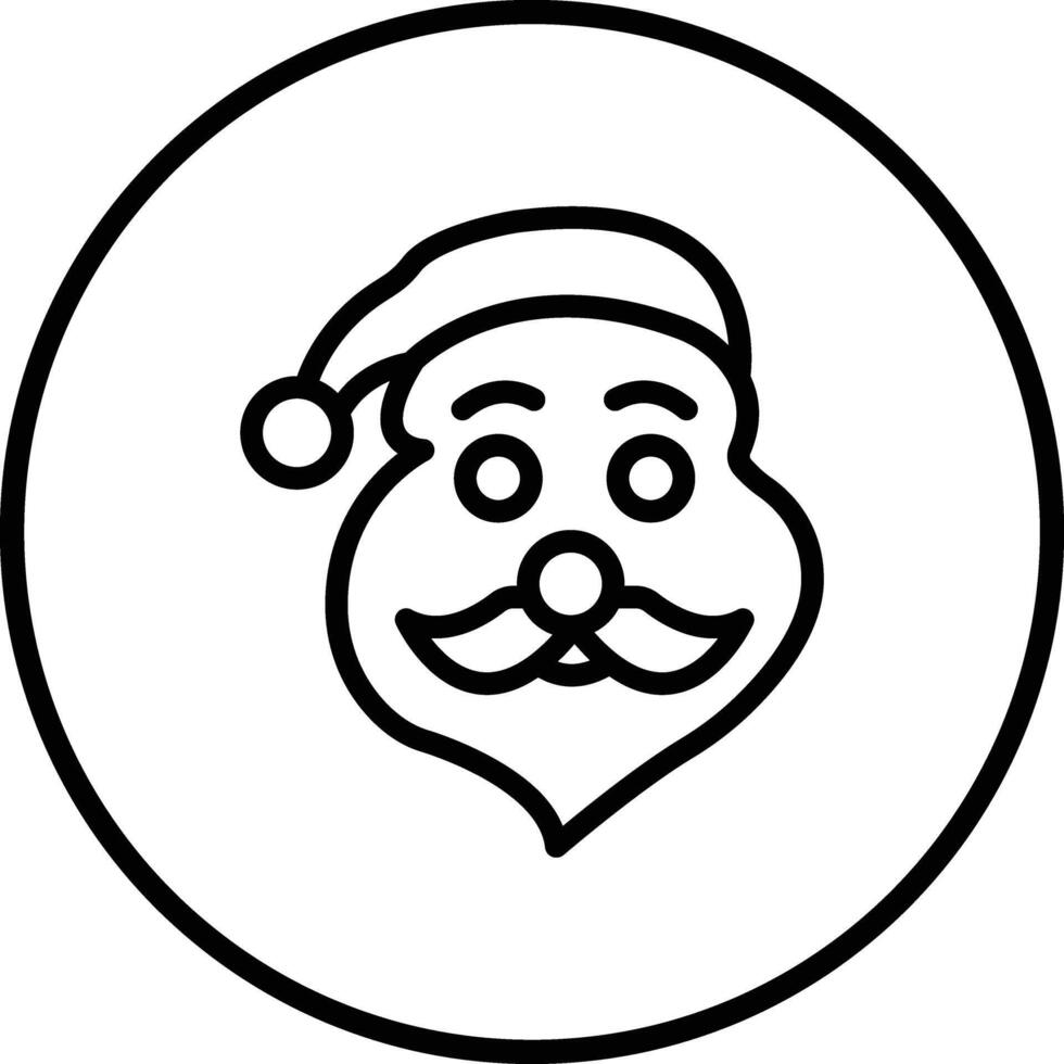 Santa claus Icon Design Illustration vector