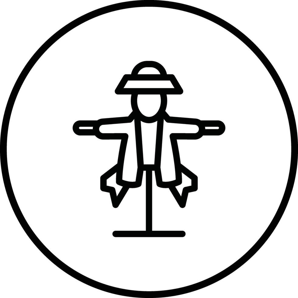 Scarecrow Icon Design Illustration vector