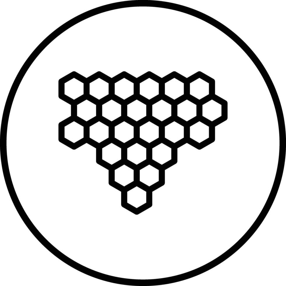 Honeycomb Icon Design Illustration vector