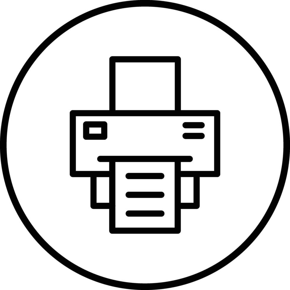 Printer Icon Design Illustration vector