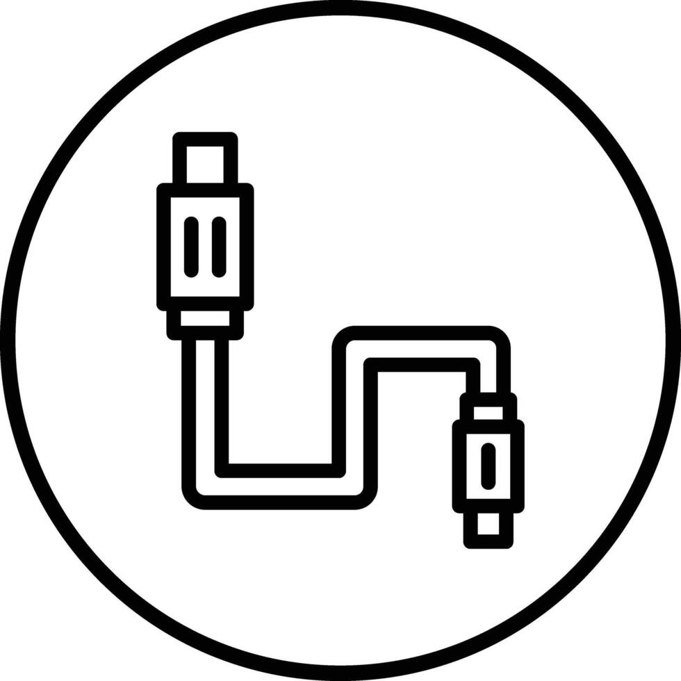 Cable Icon Design Illustration vector