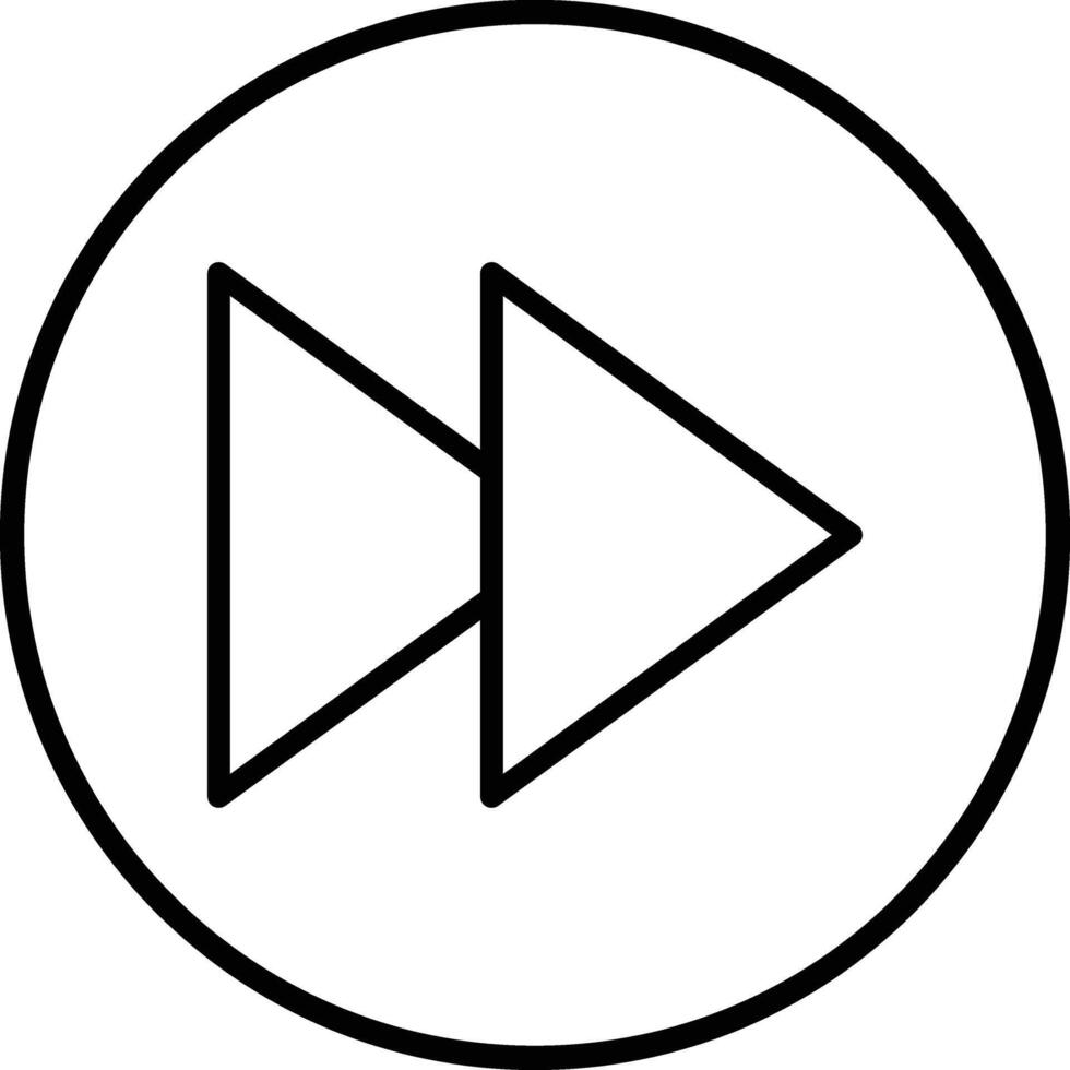 Forward Icon Design Illustration vector
