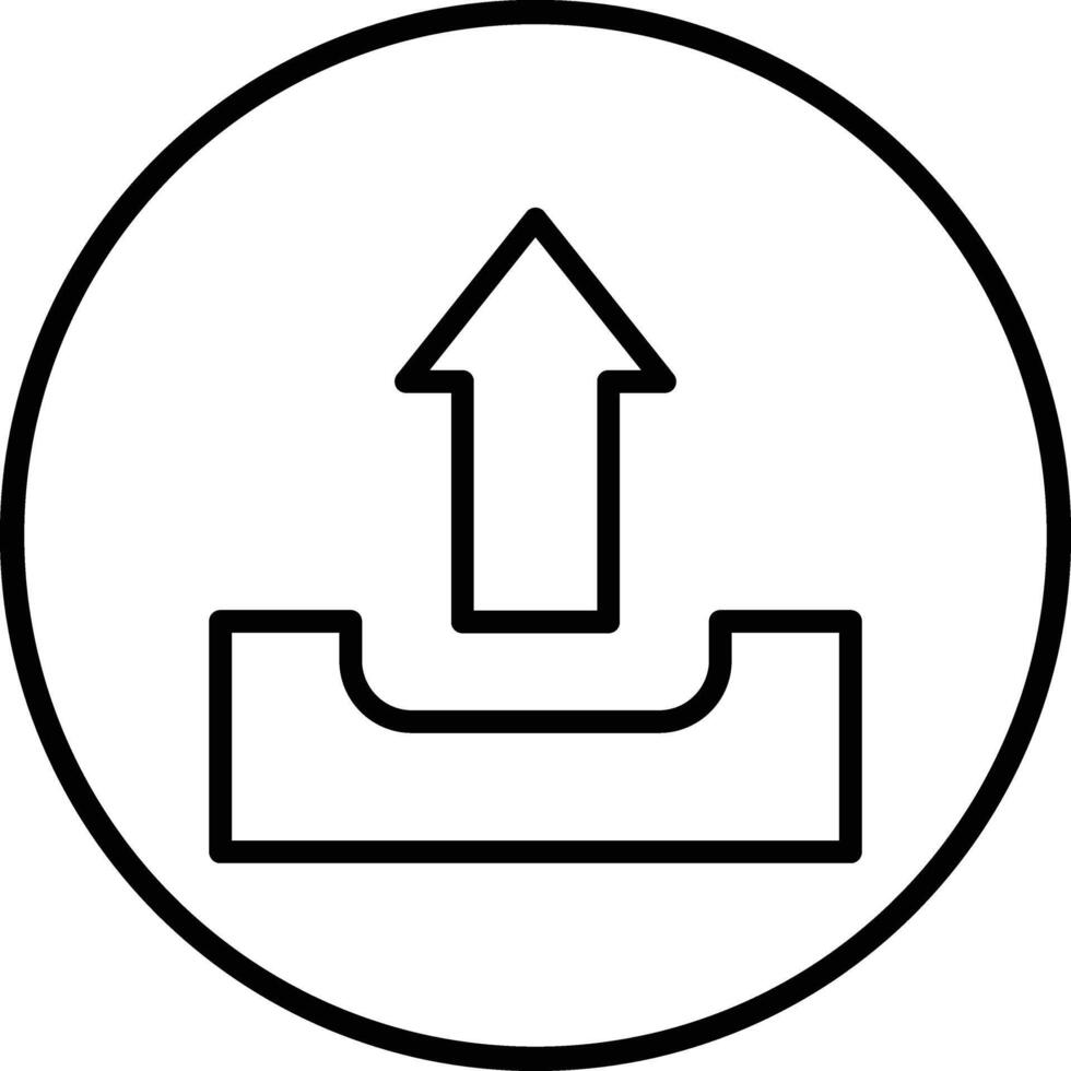 Upload Icon Design Illustration vector
