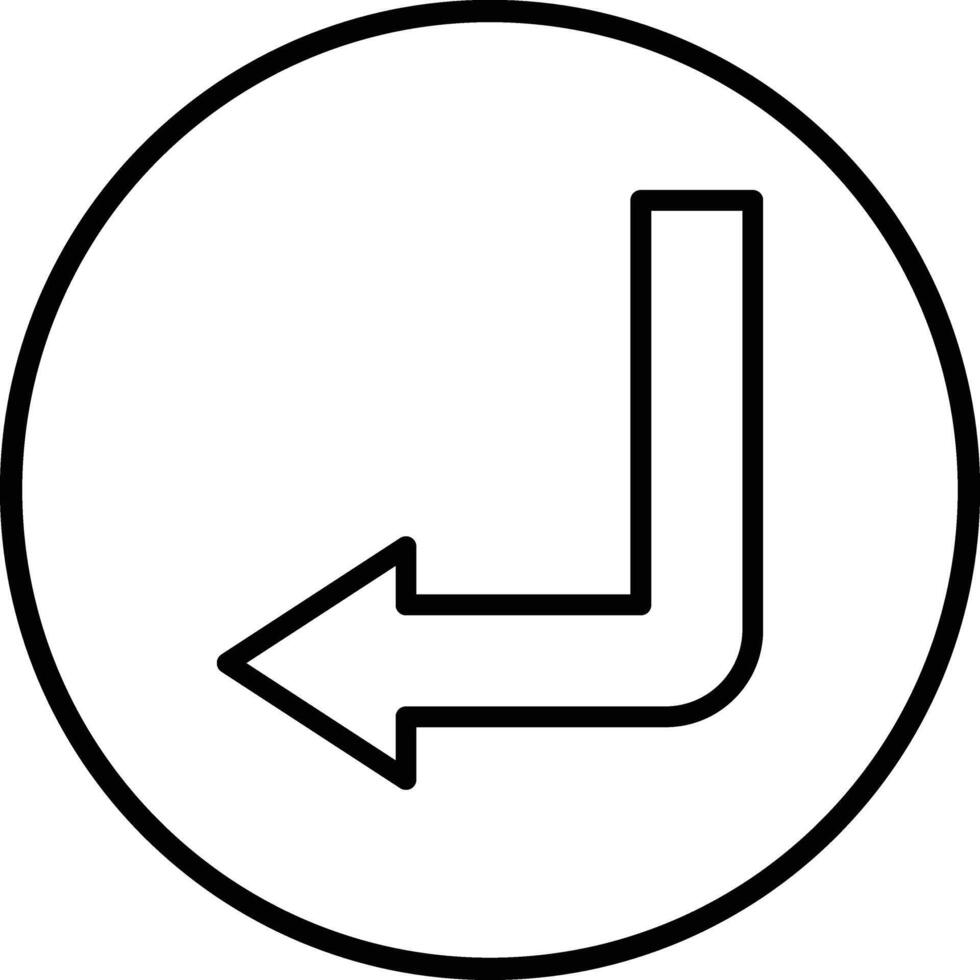 Down left Icon Design Illustration vector