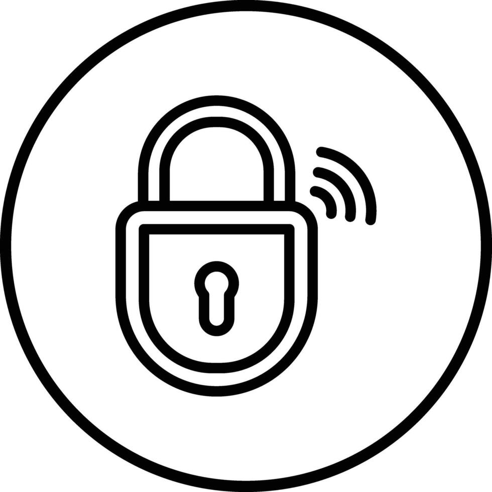 Padlock Icon Design Illustration vector