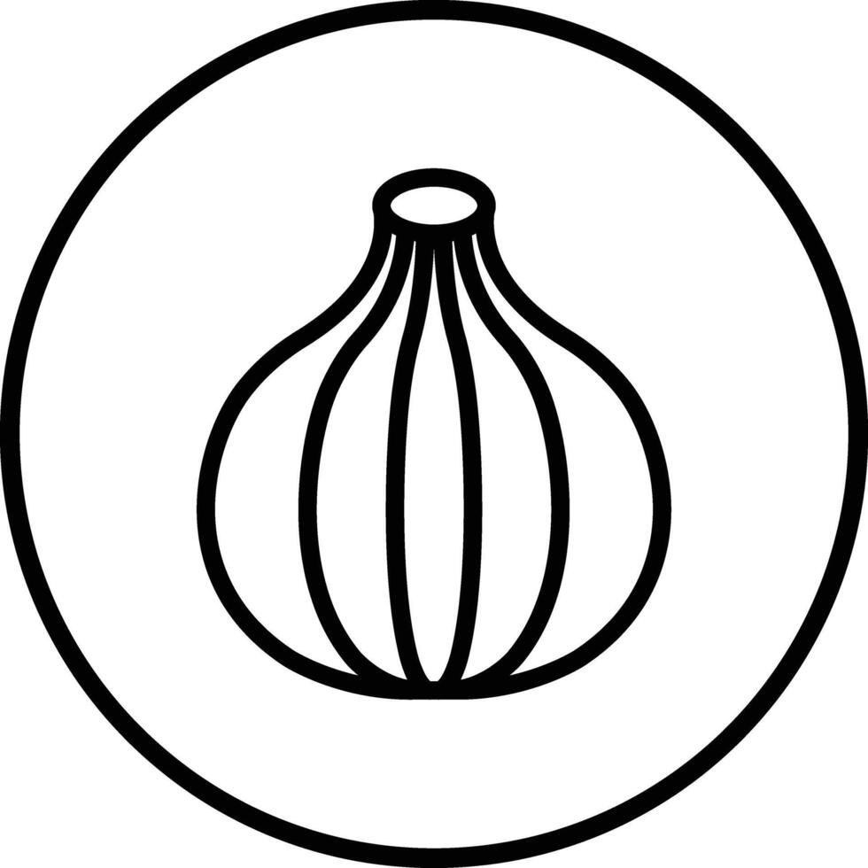 Onion Icon Design Illustration vector