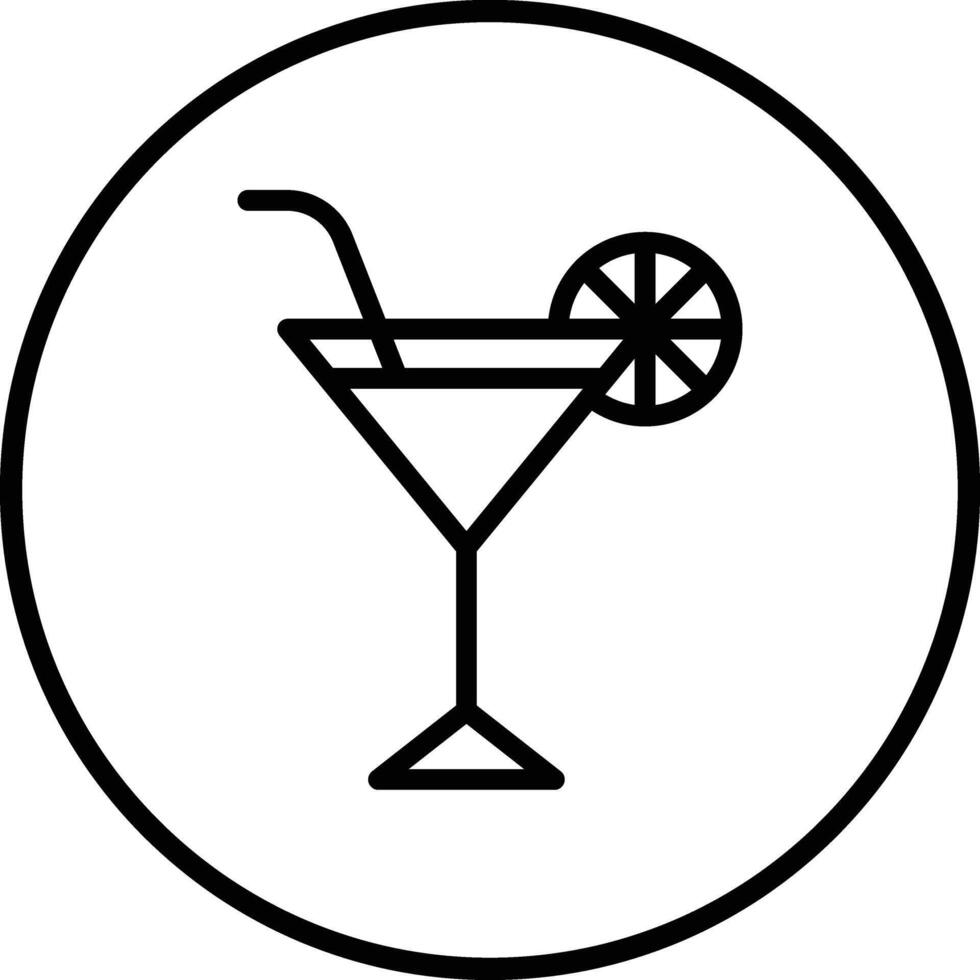 Martini Icon Design Illustration vector