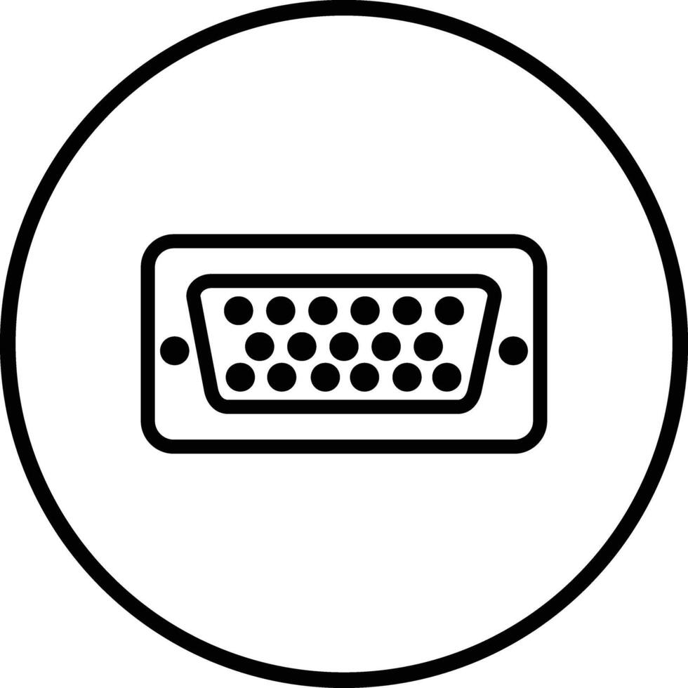 Vga Icon Design Illustration vector