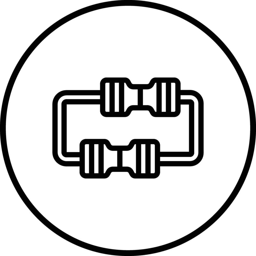 Resistance Icon Design Illustration vector