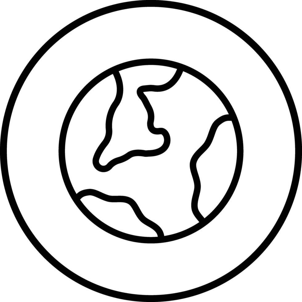 Globe Icon Design Illustration vector