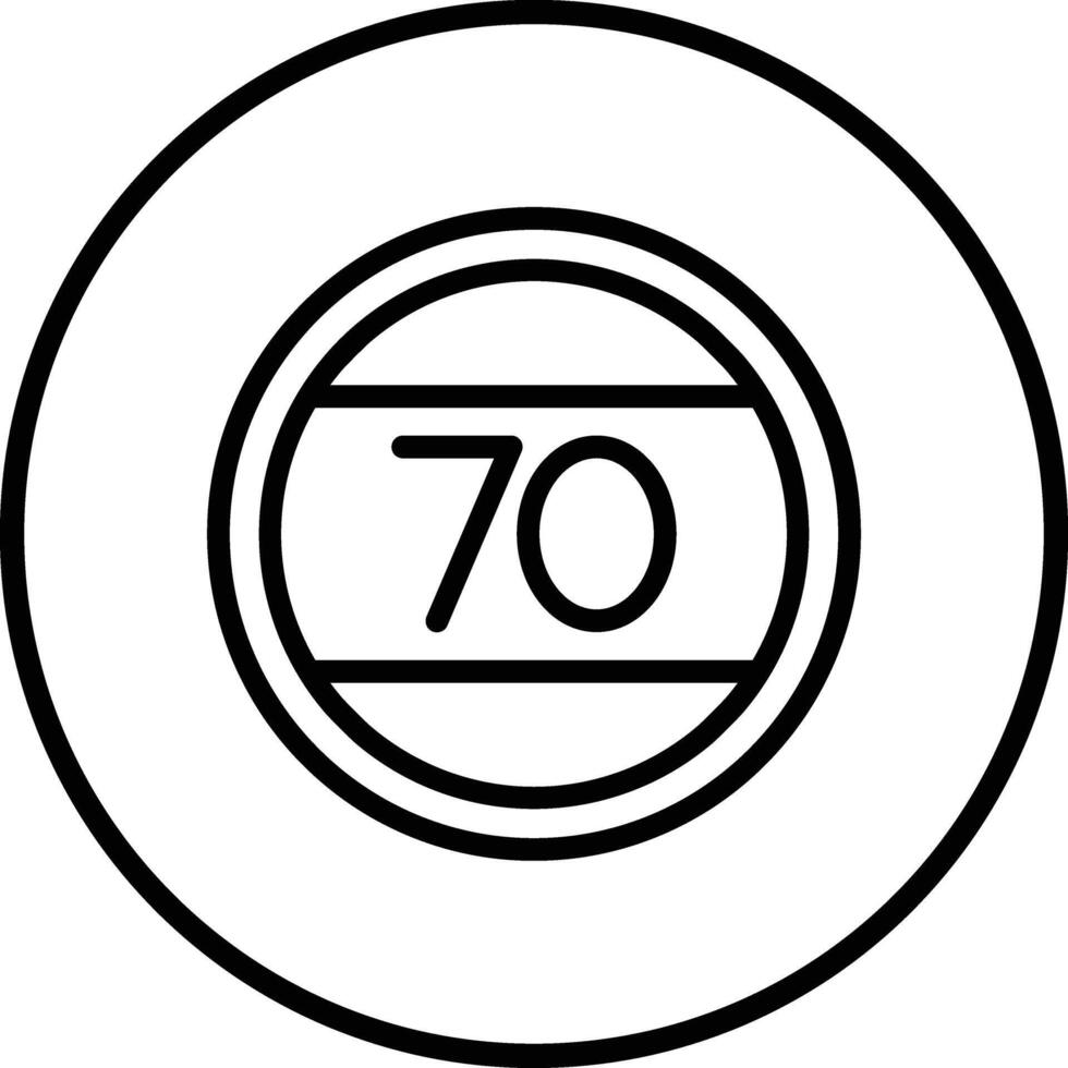 Speed limit Icon Design Illustration vector