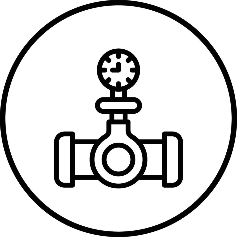 Pressure gauge Icon Design Illustration vector
