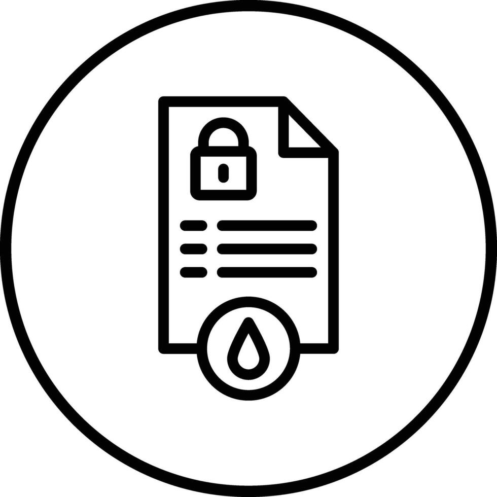 Data leak Icon Design Illustration vector