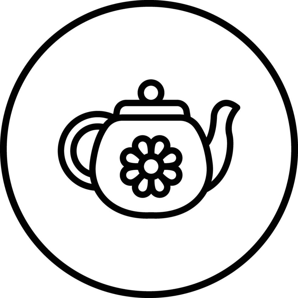 Teapot Icon Design Illustration vector