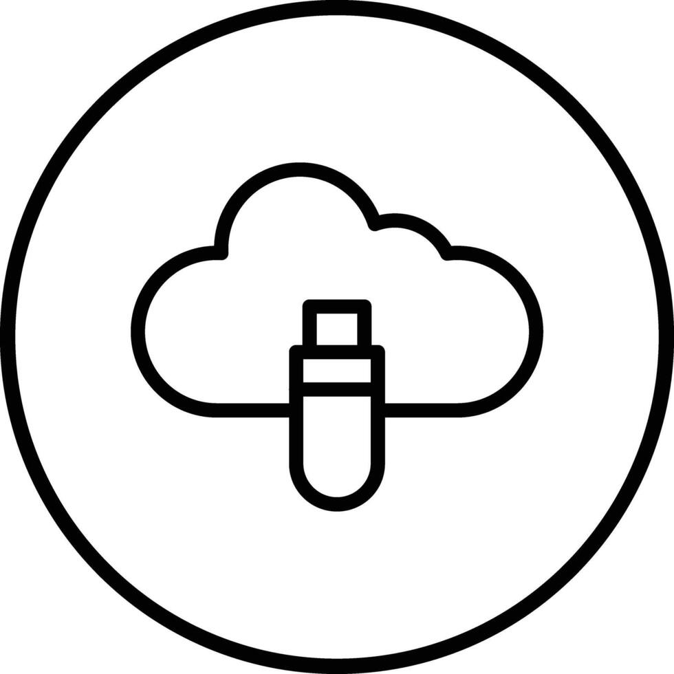 Usb Icon Design Illustration vector