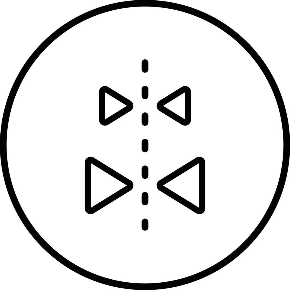 Mirror image Icon Design Illustration vector