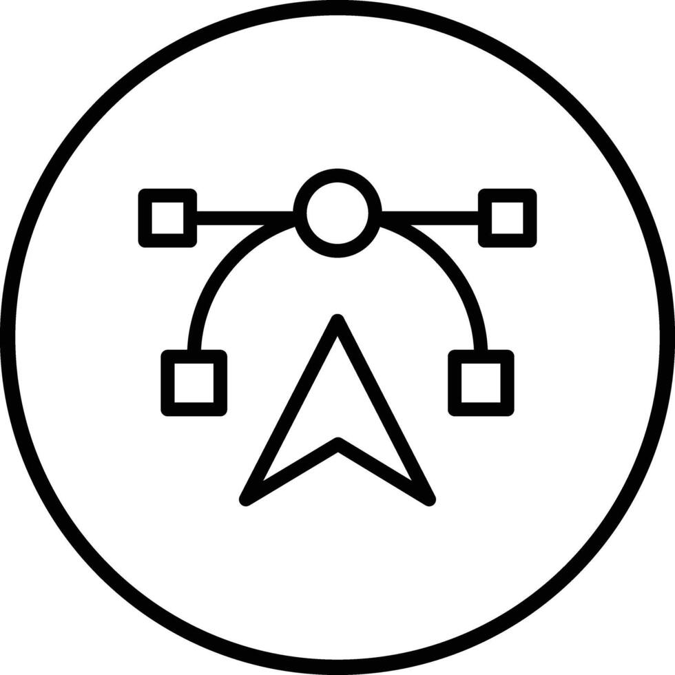 Anchor tool Icon Design Illustration vector
