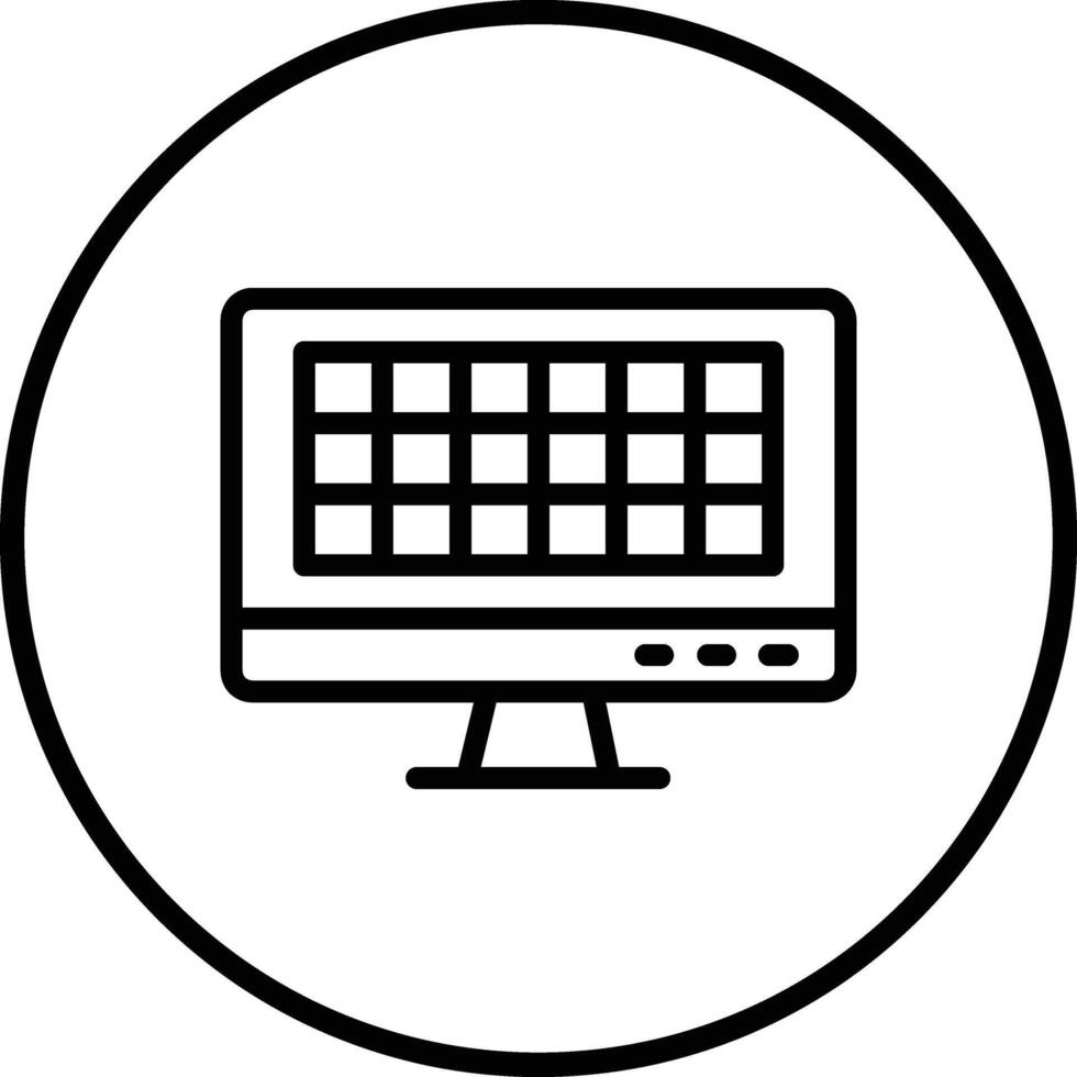Grid Icon Design Illustration vector