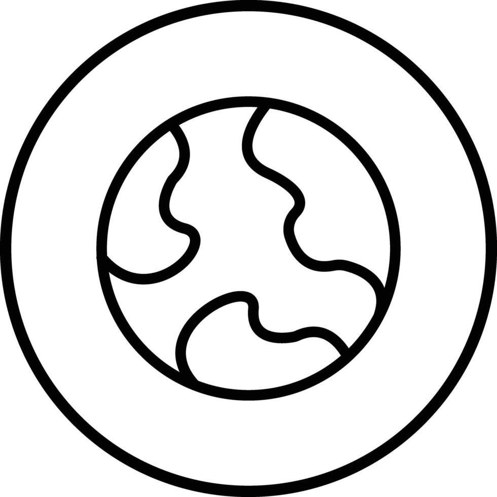 Earth Icon Design Illustration vector