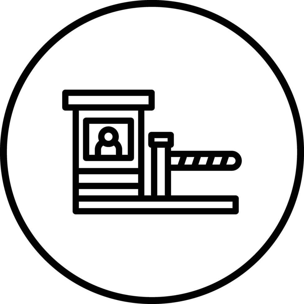Checkpoint Icon Design Illustration vector