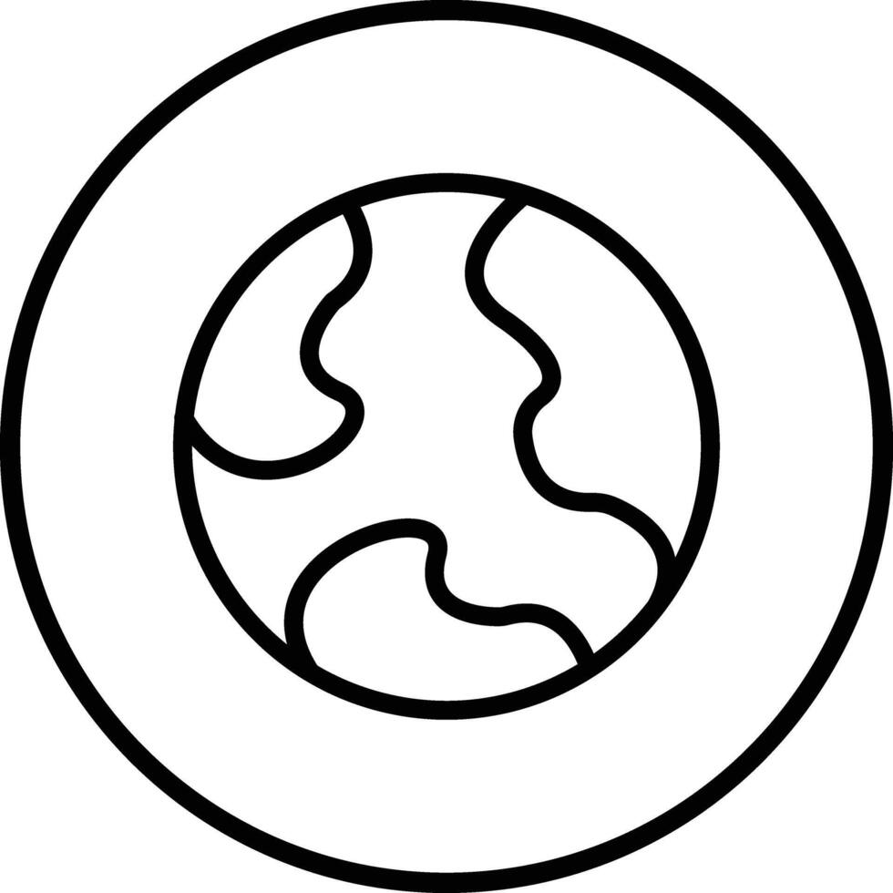 Earth Icon Design Illustration vector