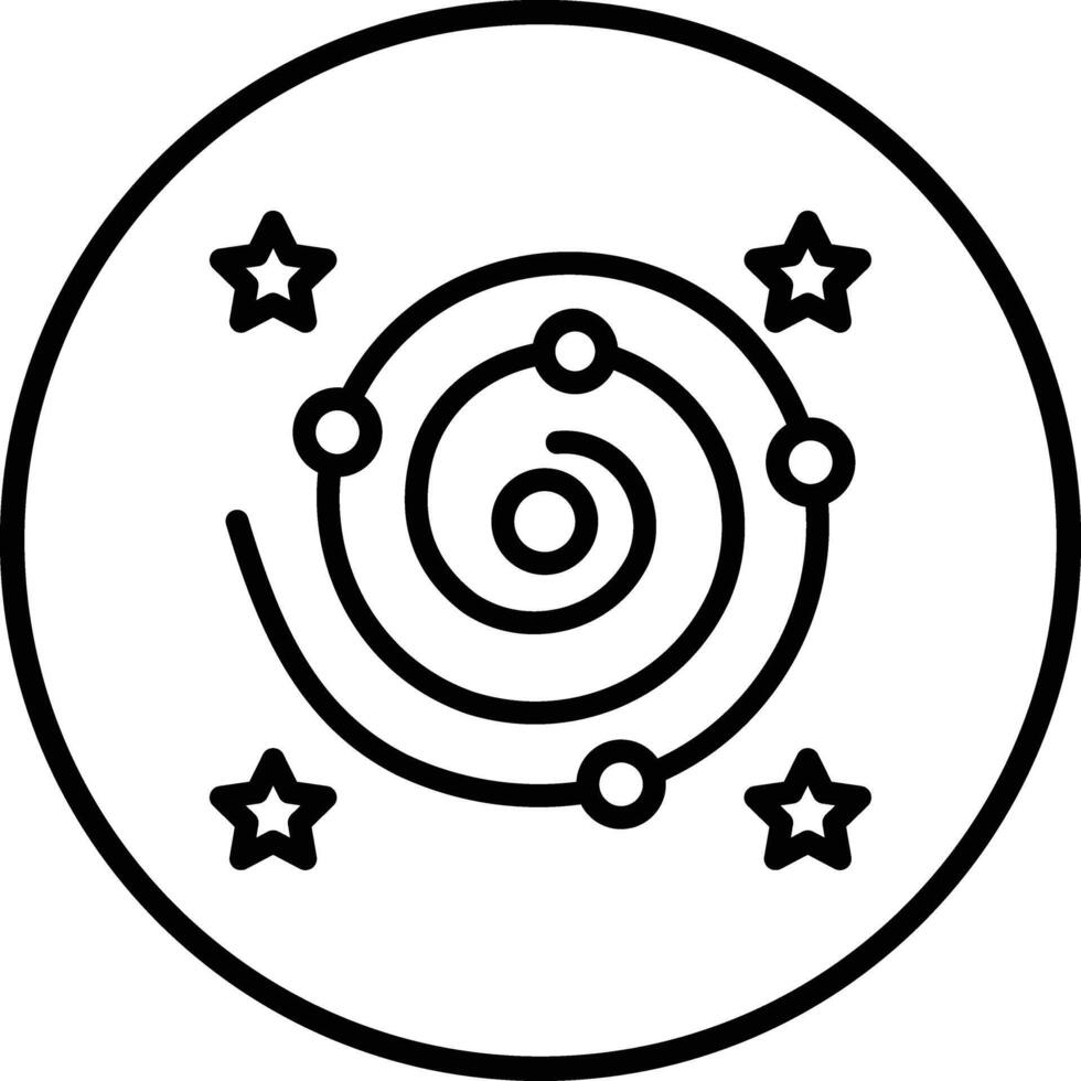 Galaxy Icon Design Illustration vector