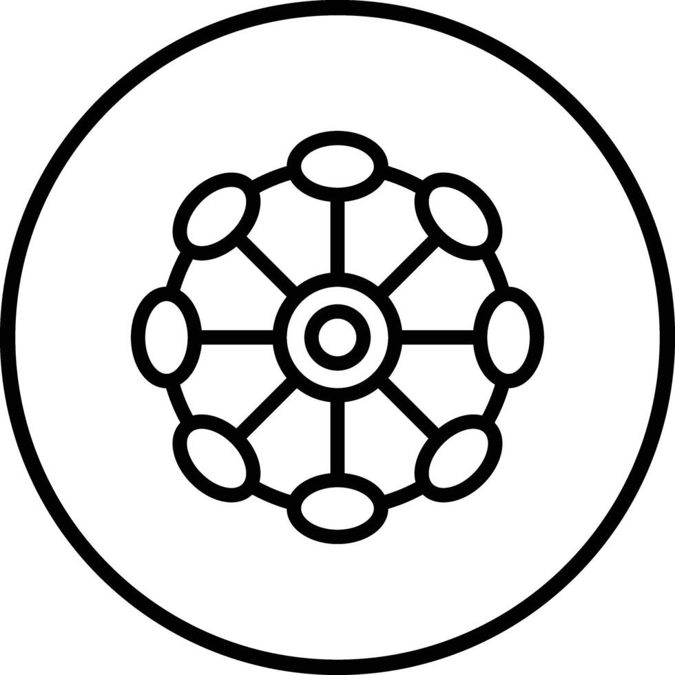 Artificial gravity Icon Design Illustration vector