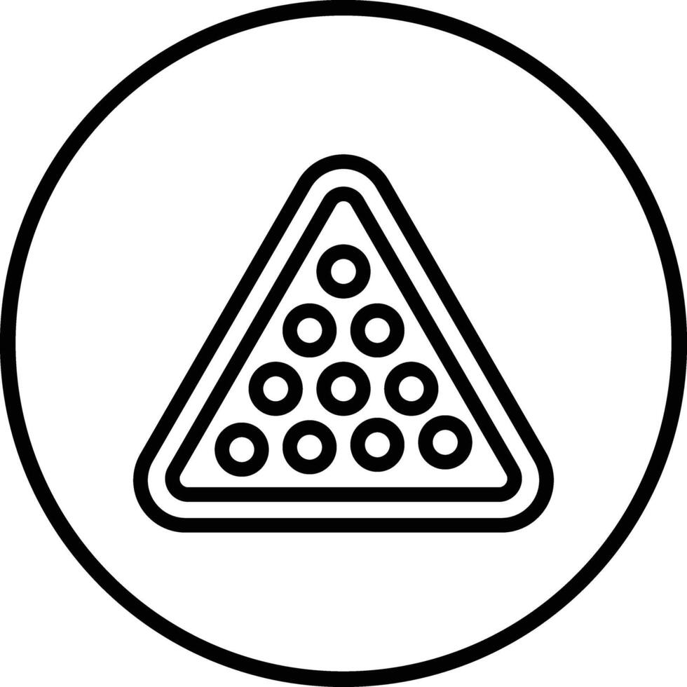Snooker Icon Design Illustration vector