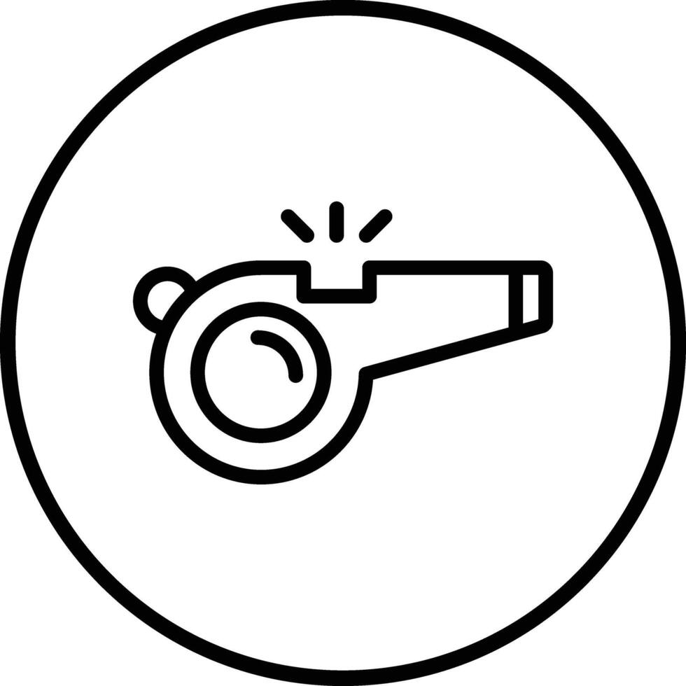 Whistle Icon Design Illustration vector