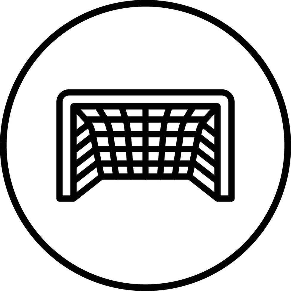 Football goal Icon Design Illustration vector