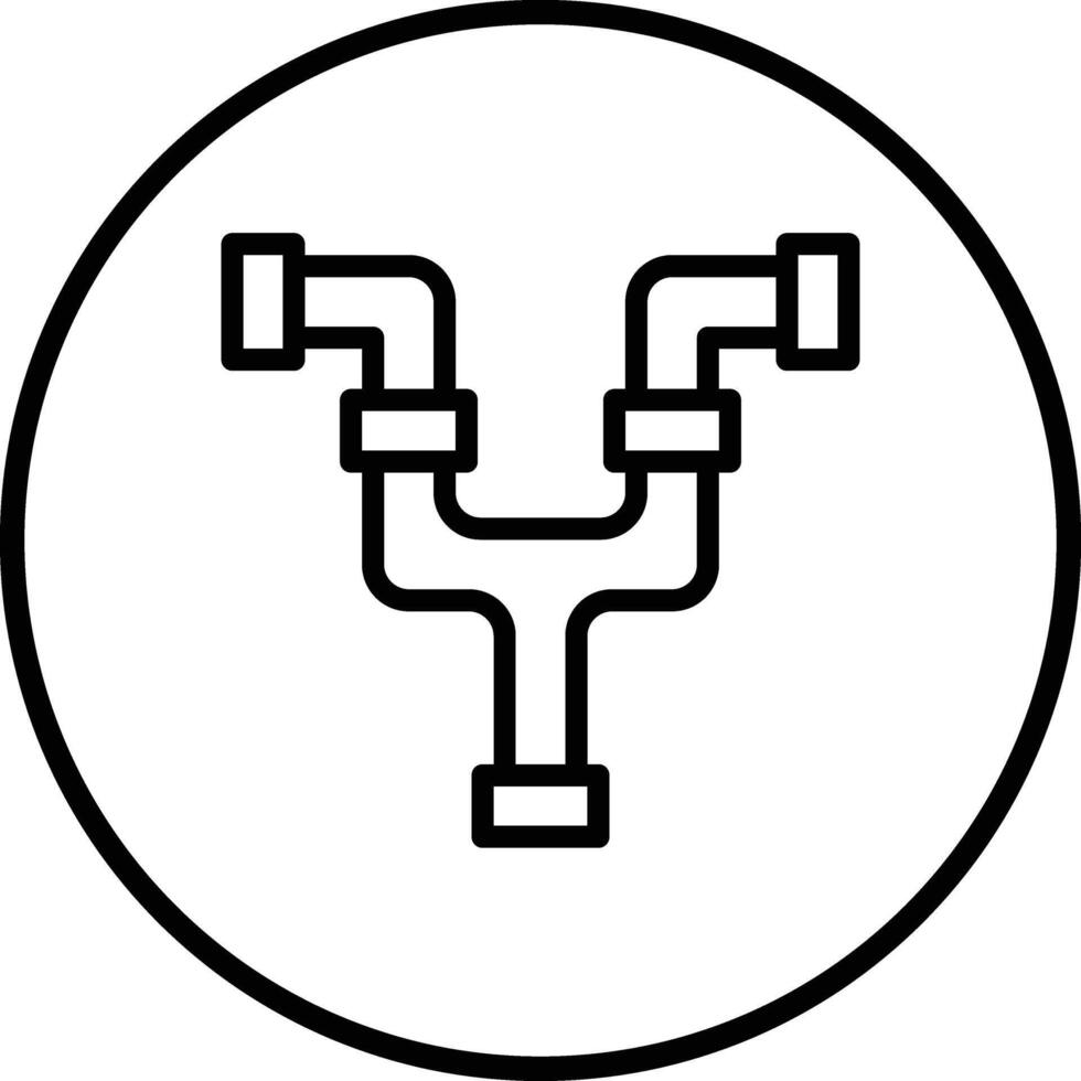 Pipe Icon Design Illustration vector