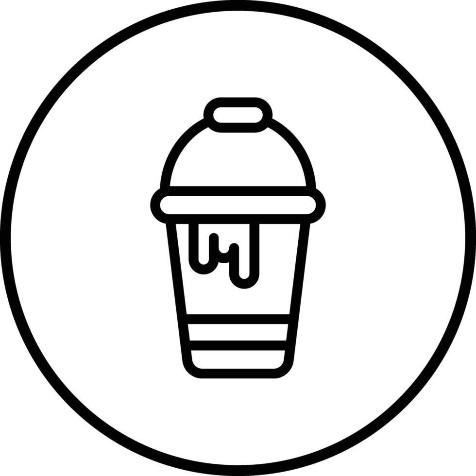 Paint bucket Icon Design Illustration vector