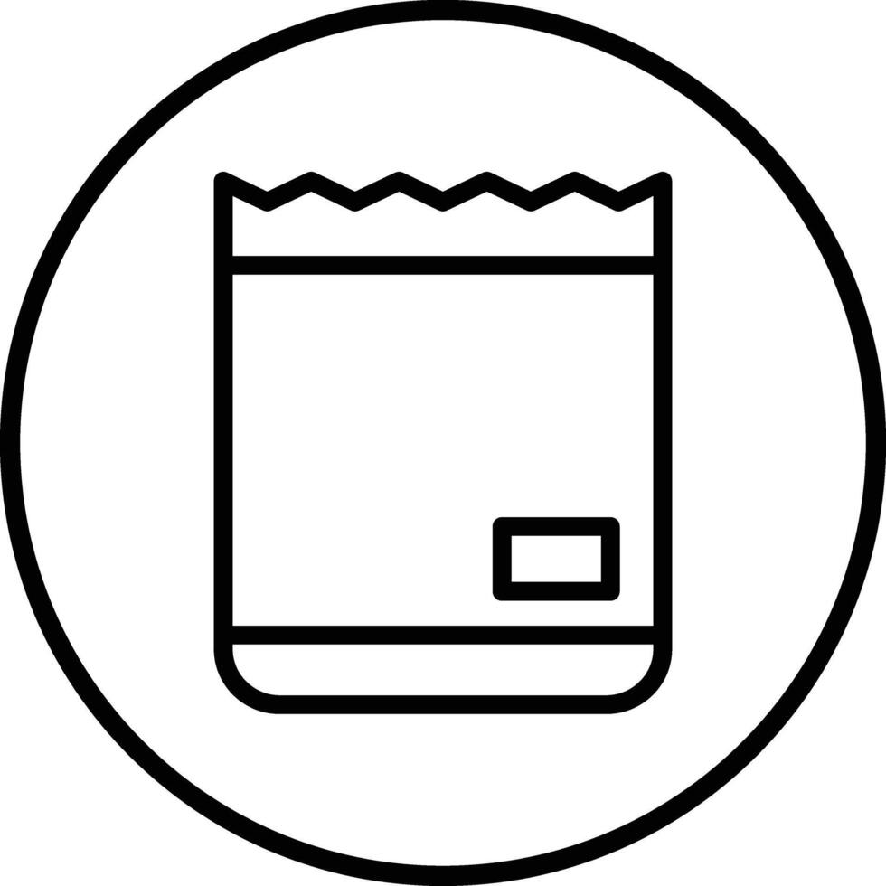 Paper bag Icon Design Illustration vector