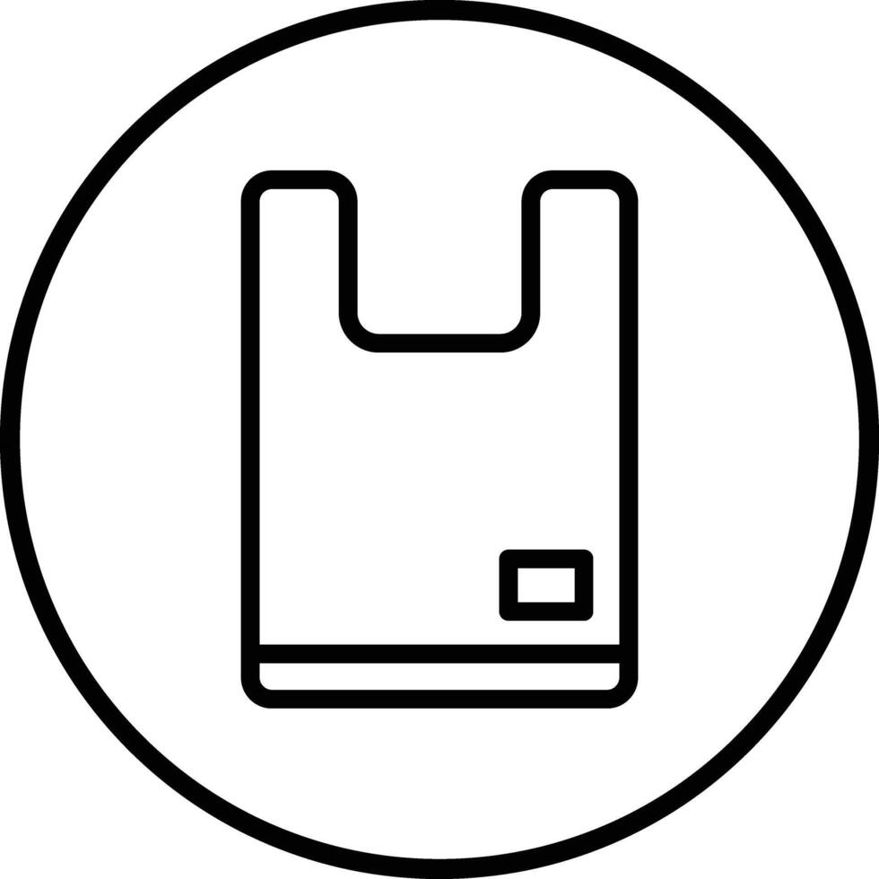 Plastic bag Icon Design Illustration vector