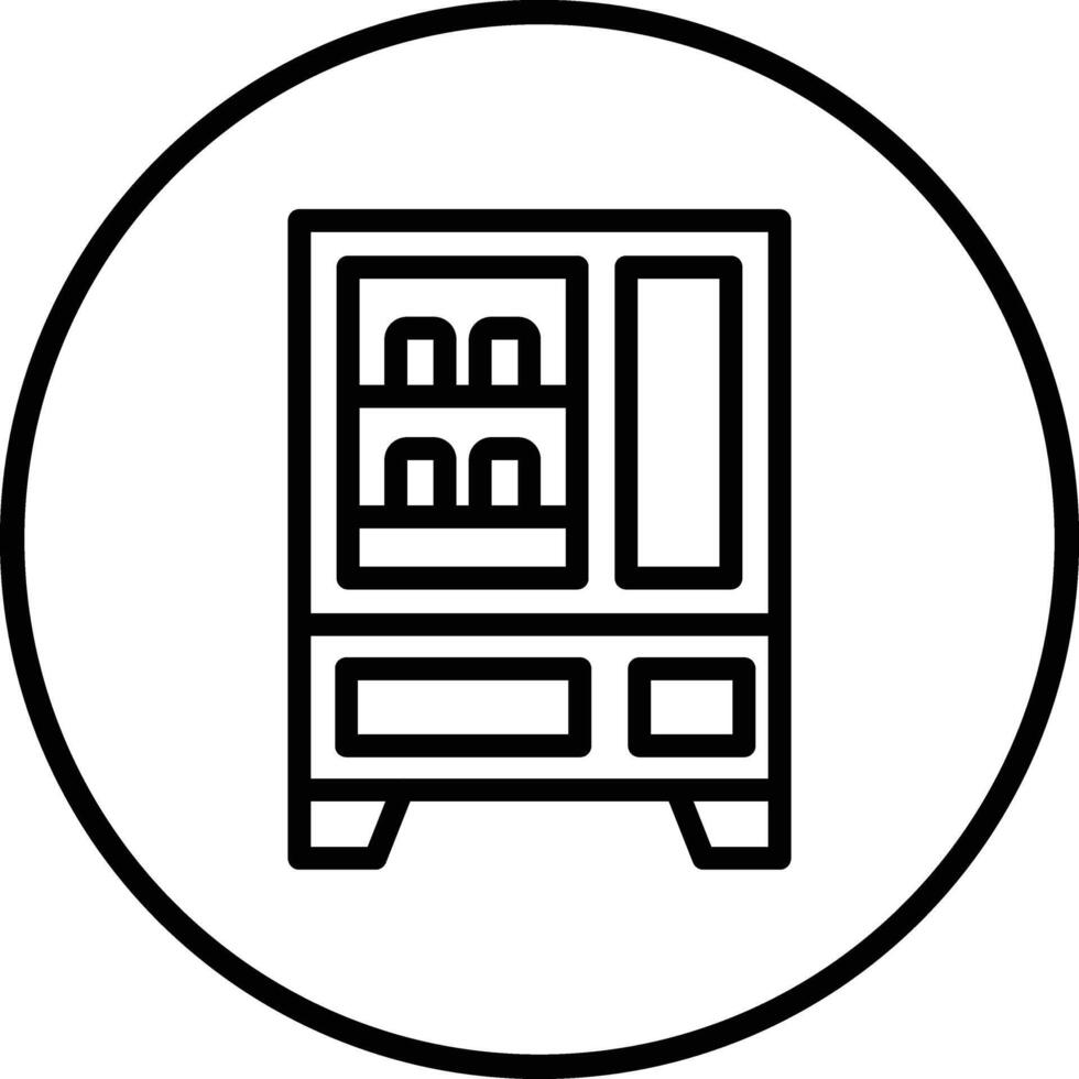 Vending machine Icon Design Illustration vector