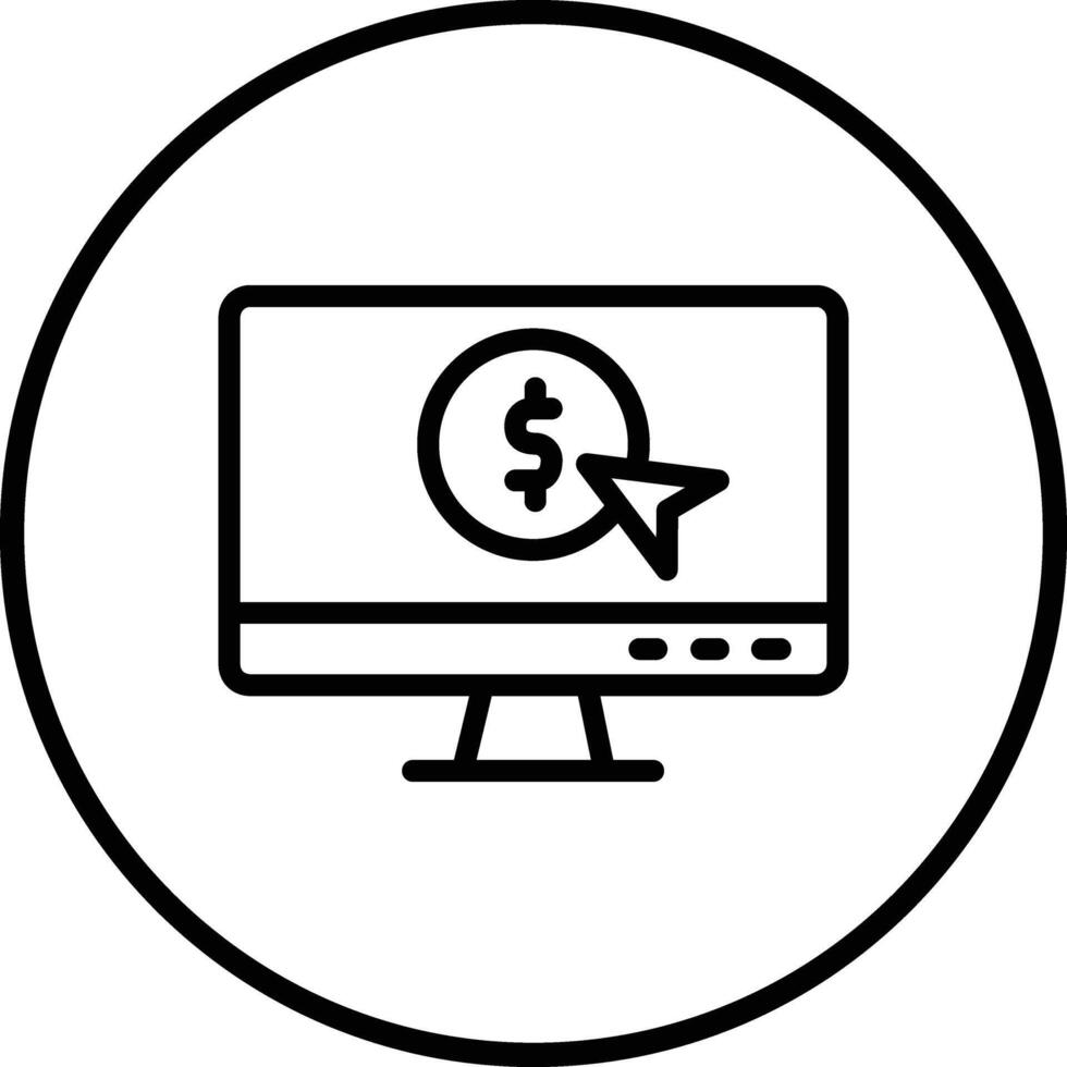Pay per click Icon Design Illustration vector