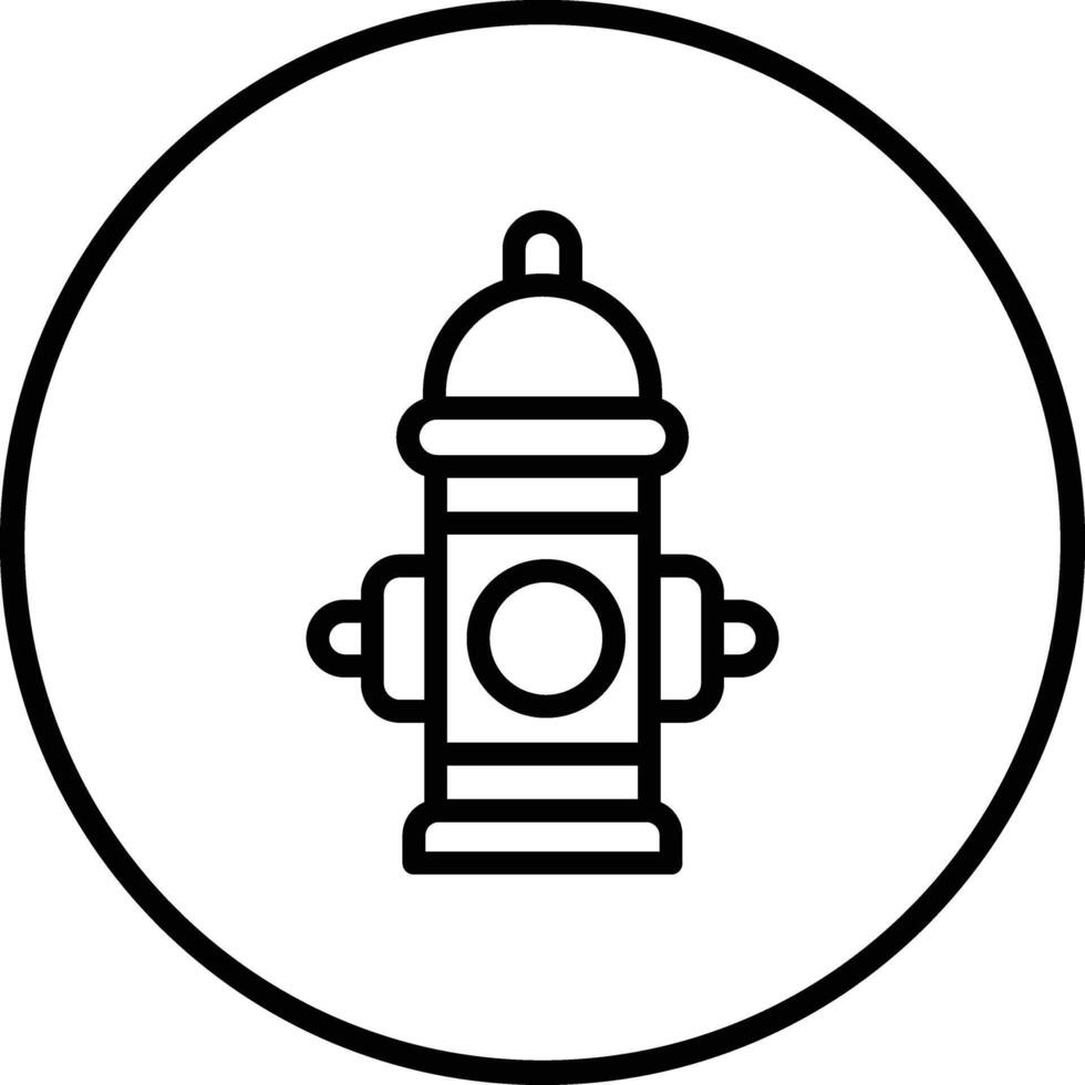 Fire hydrant Icon Design Illustration vector