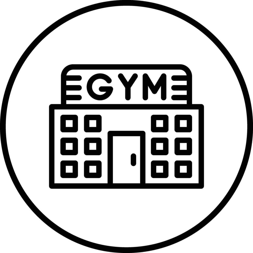 Gym Icon Design Illustration vector