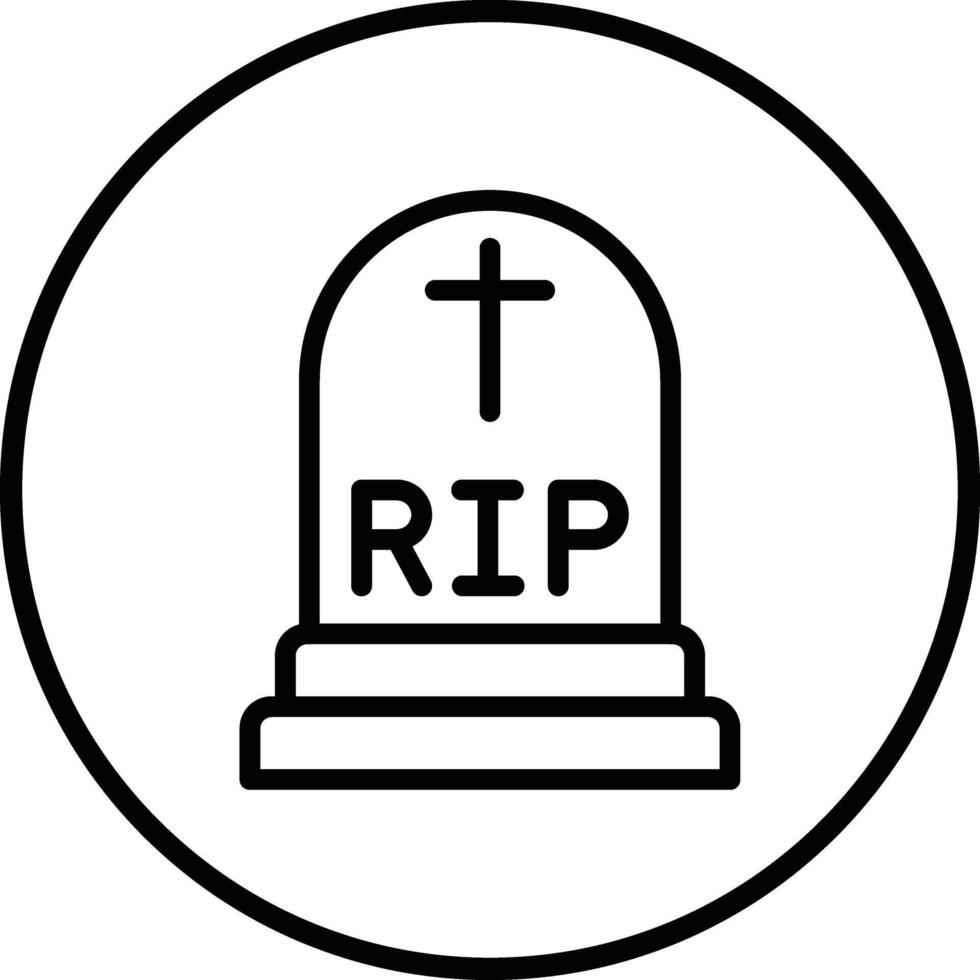 Grave Icon Design Illustration vector